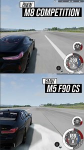 🔥 BMW M5 CS (F90) vs BMW M8 Competition 🔥 #beamngdrive #carcomparison
