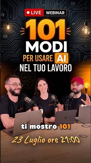 101 applicazioni pratiche dell’intelligenza artificiale | 23 Luglio ore 21:00 in diretta |