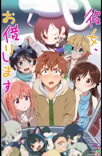 rent-a-girlfriend fan art timelapse #彼女お借りします #rent_a_girlfriend #rentagirlfriend #木ノ下和也 #水原千鶴 #七海麻美 #更科瑠夏 #桜沢墨