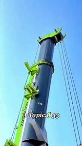 crane boom deflection #shorts #crane #deflection #boom #shortvideo