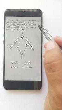 Explanation — find the value of ∠BPC. #maths #mathproblem #testandlearn