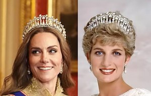 The History Of Princess Kate's Dazzling Pearl-Adorned Lover's Knot Tiara-Worn By Princess Diana, Queen Mary, And Queen Elizabeth II - Daily Soap Dish