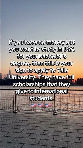 How to get a full scholarship at Yale 🇺🇸 #usa #studyabroad #yaleuniversity