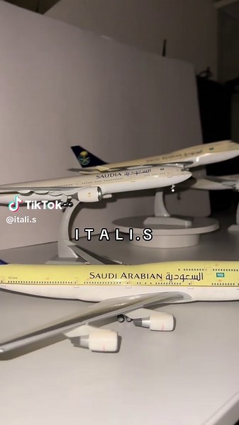 SAUDIA 💚💙 #الشعب_الصيني_ماله_حل😂😂 #الخطوط_السعودية #saudia #saudiarabia🇸🇦 #SAUDIA #boeing747