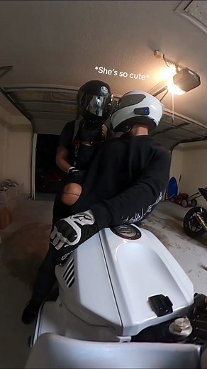 Mannnn i give up 😭 #biketok #bikelife #motorcycle #bikergirl #girl #backpacking #couple #couplegoals #bikercouple #cute #cutebikers #relateable #funny #playfighting #ridesafeguys