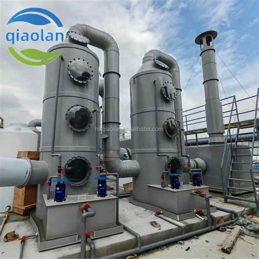 Wet Scrubber Spray Exhaust Gas Scrubber Adsorption Tower Suitable with Activated Carbon for Refinery Paint Production Plant