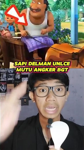 SAPI DELMAN MUTHU DITEMUKAN #shorts #viralvideo #upinipin #boboiboy