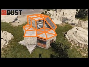 Solo Minicopter Base Design with Small Oil Refinery - Rust Building