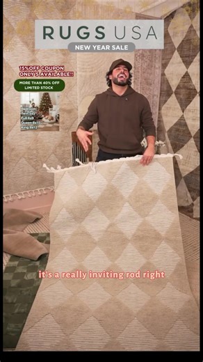 Marissa High/Low Diamond Tassel Area Rug