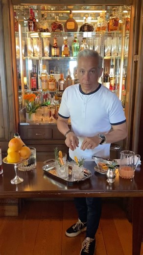 A Smokin Campari Cocktail to enjoy on a beautiful Monday in the summer! So delicious. Cheers! 🥂 #simpleperfection #cocktail #recipe #mixology #easyrecipe #drinks #summerdrinks #june #cocktails #cheers | Geoffrey Zakarian