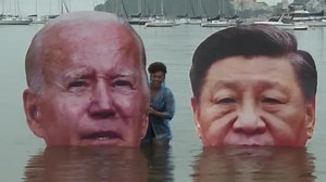 Indigenous climate protesters sink heads of G20 leaders in Brazil