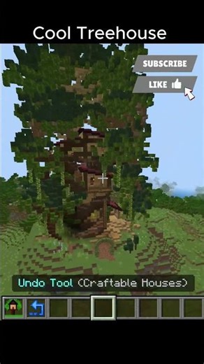 Cool treehouse #minecraft #gaming #minecraftbuilding #minecraftbeauty #minecraftrealistic