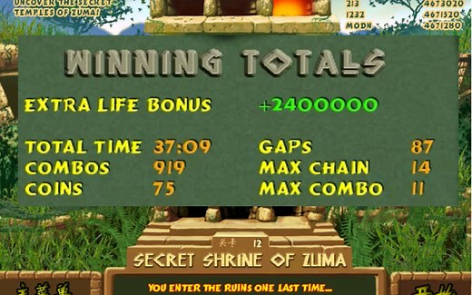 【祖玛/Zuma】【（中秋献礼）最新世界纪录！！！】【冒险模式】【37分09秒】