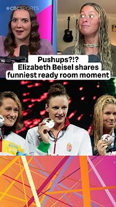 7.8K views · 33 reactions | American Olympian turned media personality, Elizabeth Beisel joined Brittany MacLean Campbell on 'The Ready Room' and shared with us her most memorable moment from the ready room when she was swimming competitively, featuring swim stars Katinka Hosszú & Mireia Belmonte García. Watch the full episode: https://youtube.com/live/tXJgyOp0QzQ | CBC Olympics | Facebook