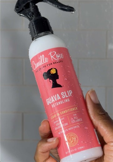 #CamilleRosePartner as long as you’re using the right products for your coily hair, washing it more frequently shouldn’t dry it out. I used the Guava Slip shampoo, conditioner, leave-in conditioner, and whipped souffle styler for this look 💖 @CAMILLE ROSE @janellstephens #CamilleRose