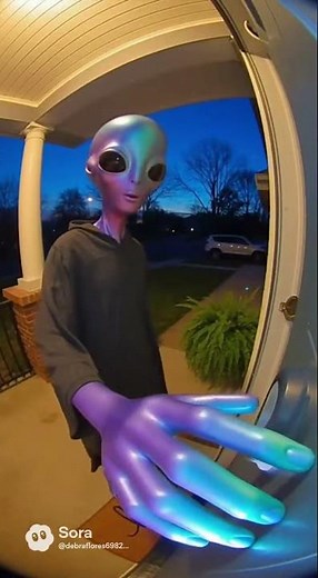 Alien Rings Doorbell! You Won't Believe What Happens Next