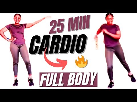 25-Min Cardio Aerobics Workout At Home - Beginners home workout (Achievable No Equipment)