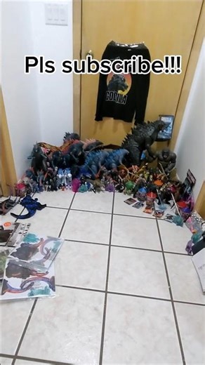 My entire GODZILLA!! Collection!!! #collection #Godzilla #monsterverse