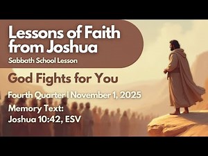 Sabbath School Quarterly: Joshua. Weekly lesson - God Fights for You - God Bless.