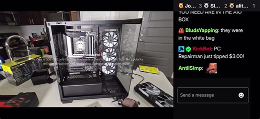 Computer PC Building Challenge Motherboard CPU RAM Screwdriver Working Operation Inside The PC For Nick White. #foryoupage #funny #pcgaming #computer #couple