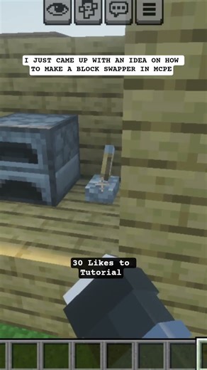 Block Swapper in MCPE tutorial trailer. #minecraft #blockswapper #build