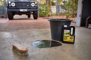 Clean Oil & Grease Stains From Your Garage Floor | CLR Oil & Grease Remover
