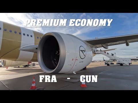 Condor Premium Economy A330neo Frankfurt - Cancun , Mexico