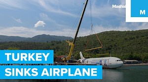 276K views · 684 reactions | Turkey sinks a 47-ton, $93,000 Airbus jet to boost tourism. | Mashable | Facebook
