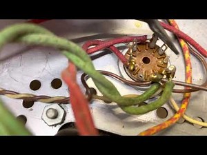 How to replace a tube socket pin.