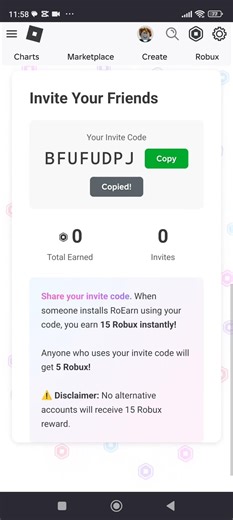 pls help me get a thousand views so I can get 300 robux and use roearn