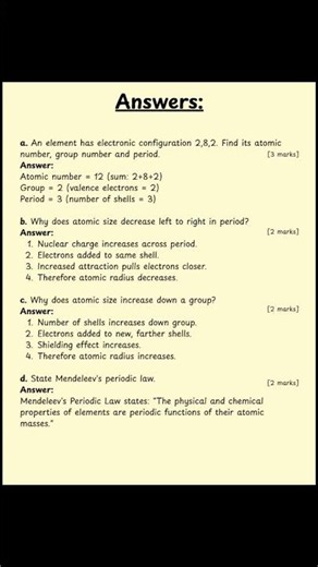2. Periodic Classification repeated questions | 10th Std, SSC Maharashtra board | Science - 1