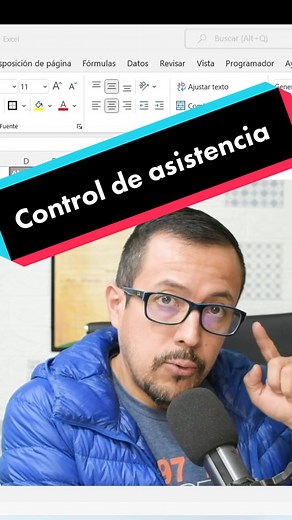 Control de asistencia con conteo… #elingefrancisco #aprendeentiktok #excel #tutorial