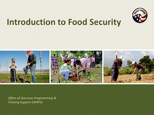 Introduction to Food Security - SlideServe
