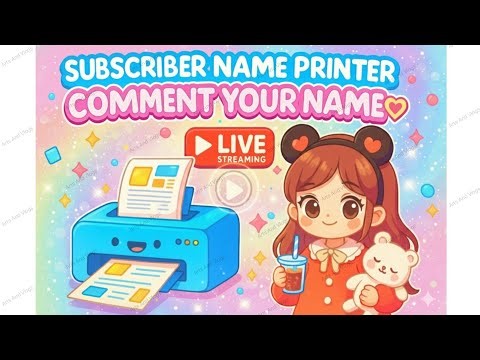 Writing Subscriber Name on Printer❤️#popular#shortsfeed#name#art#live#trending #subscribername#viral