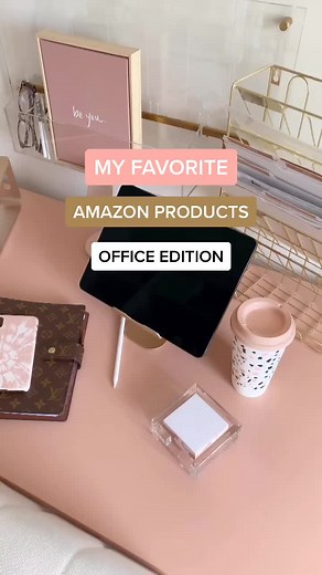 My favorite Amazon products: office edition! 🙌🏼💖 #worklife #amazon #founditonamazon #amazonfinds #amazonprime #workfromhome