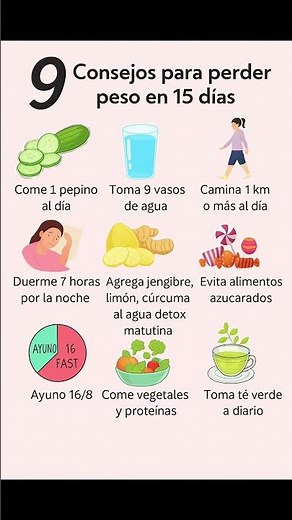 Perder PESO en 15 Días con 9 Hábitos Fáciles