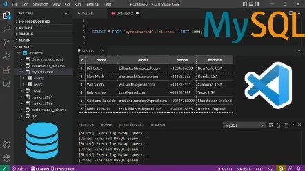 现在你可以用 vscode 连接 MySQL