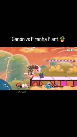 Ganondorf vs Piranha Plant #ssbu