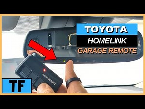 Toyota Homelink Programming My Van's Rearview Mirror to Open Garage Doors (Sienna)