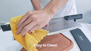 13 Inch Pizza Cutter Rocker Blade, Sharp Pizza Rocker Knife 420J1 Japanese Stainless Steel, Dishwasher Safe Pizza Cutter Slicer with Protective Cover, Multipurpose for Pizza, Cheese, Cake