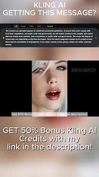 Kling AI - The content you uploaded appears to violate the community guidelines #shorts