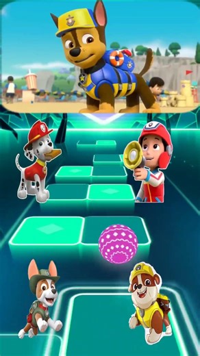 Paw Patrol Marshall Coffin vs Ryder Coffin x Coffin Dance Tiles Hop Edm Rush