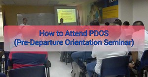 How to Attend PDOS (Pre-Departure Orientation Seminar) - The Pinoy OFW