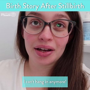 Grab a tissue, you're going to need it...😭 🌈💙 full video → www.channelmum.com/video/birth-vlog-pregnancy-after-stillbirth-36-weeks-pregnant/ | ChannelMum.com