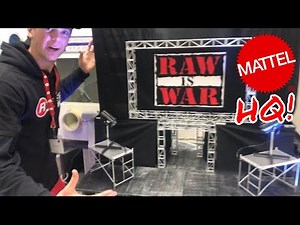 INVADING WWE Mattel HQ!!! NEW Action Figure Reveals, Stages, FULL TOUR