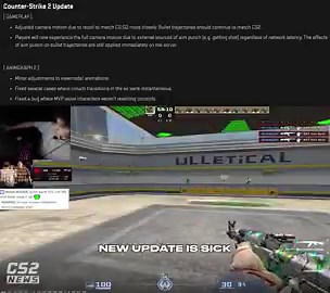 ‼️ CS2 just got an update that’s supposed to bring back the old CS:GO shooting feel.k0gaSs showing the new "adjusted camera motion due to recoil":