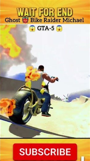 Ghost Rider Bike Jump💪by Michael's In Indian Bike Driving 3D 💥🔥 #shorts #gaming #gta5