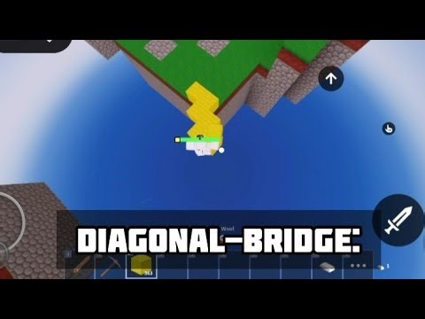 roblox bedwars diagonal and telly bridge tutorial 