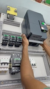 Material Hoist vfd control panel #MaterialHoist #electrician #construction #lift #relay #trendingvideo #elevator #viralpost2025シ#spartan | Sanjeev electrical co.