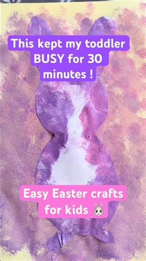 This Kept My Toddler Busy for 30 Minutes 🐣 Easy Easter Activity for kids #toddleractivities